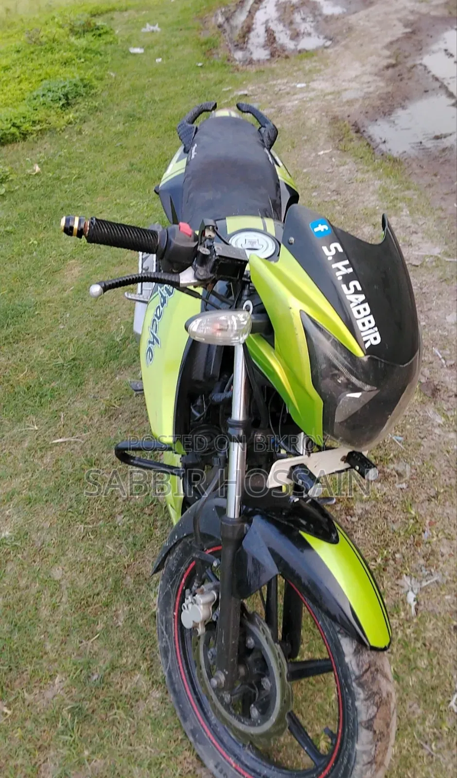 TVS Apache RTR 160 2V 2015 Green