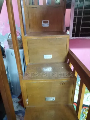 Wooden Double-Decker Bunk Bed With Storage
