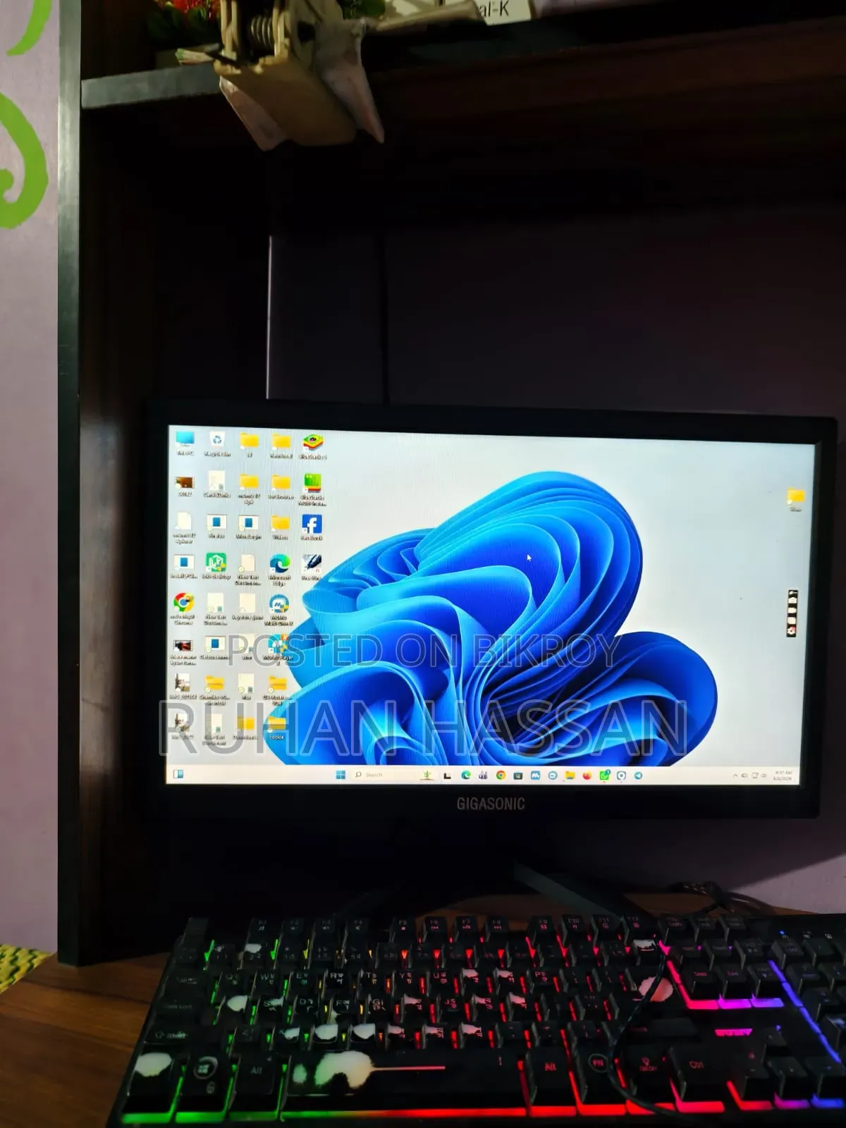 Desktop Computer 8GB Intel Core I3 HDD+SSD 500GB