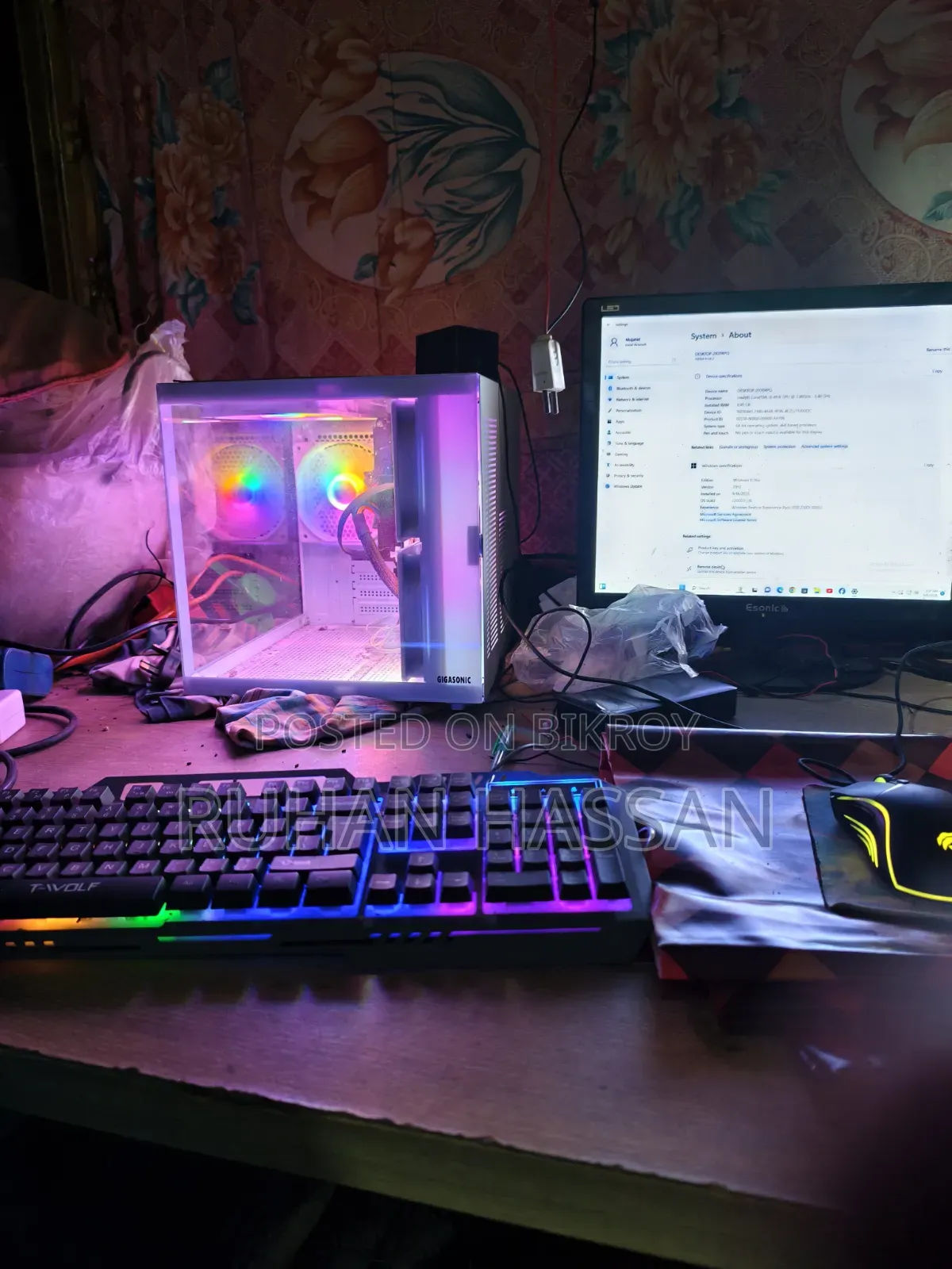 Desktop Computer 8GB Intel Core I3 HDD+SSD 500GB