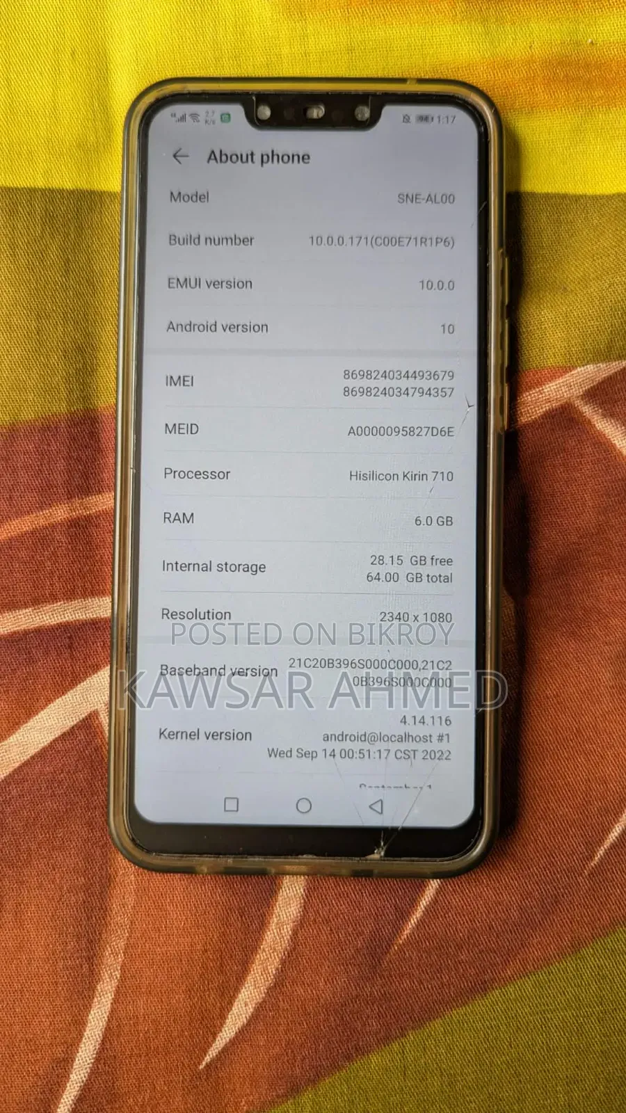 Huawei Mate 20 Lite 64 GB Black