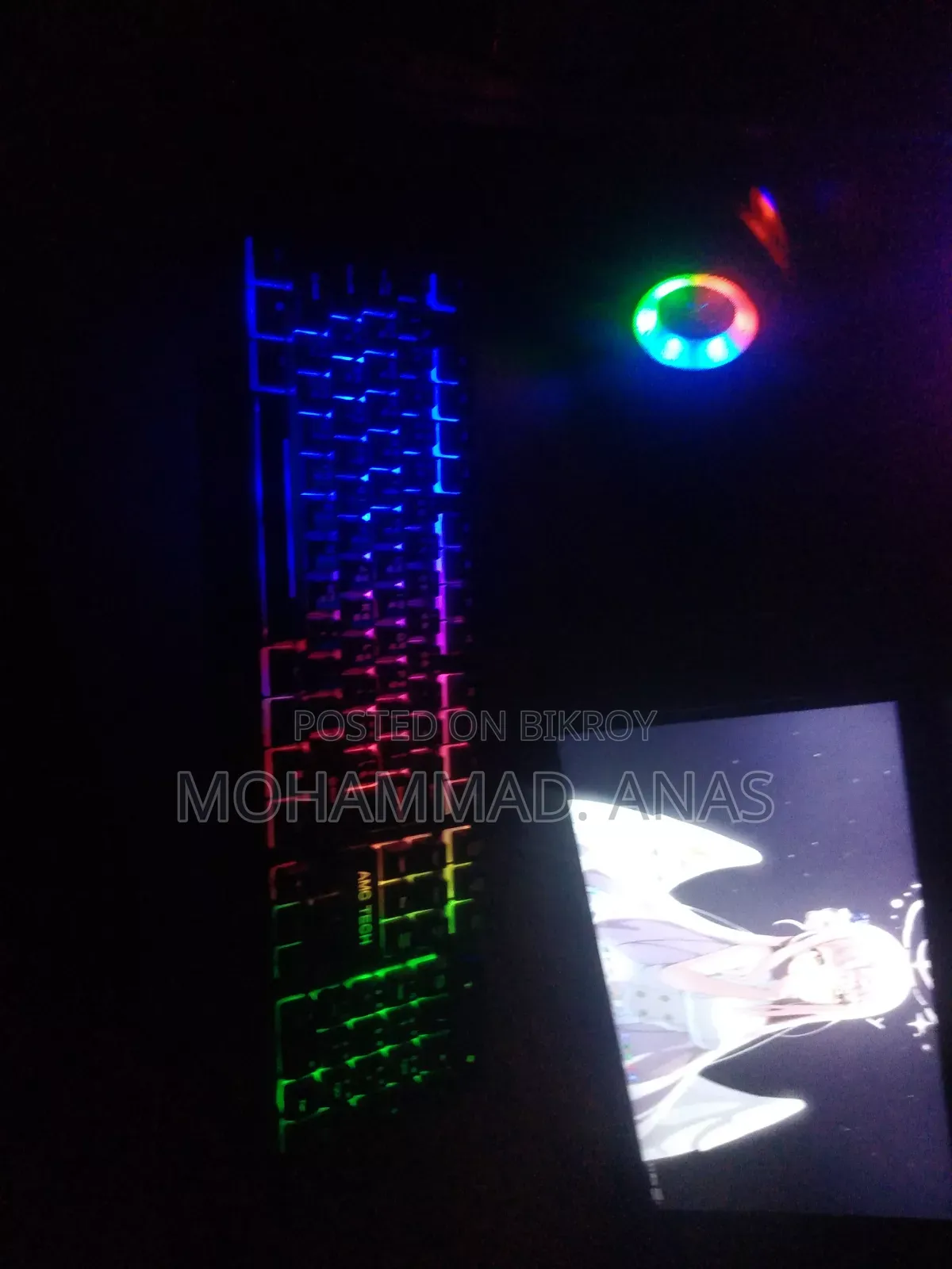 আরজিবি মেকানিক্যাল টাচ কিবোর্ড "এএমসি টেক"