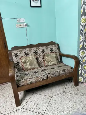 2-seater Teak Wood Sofa
