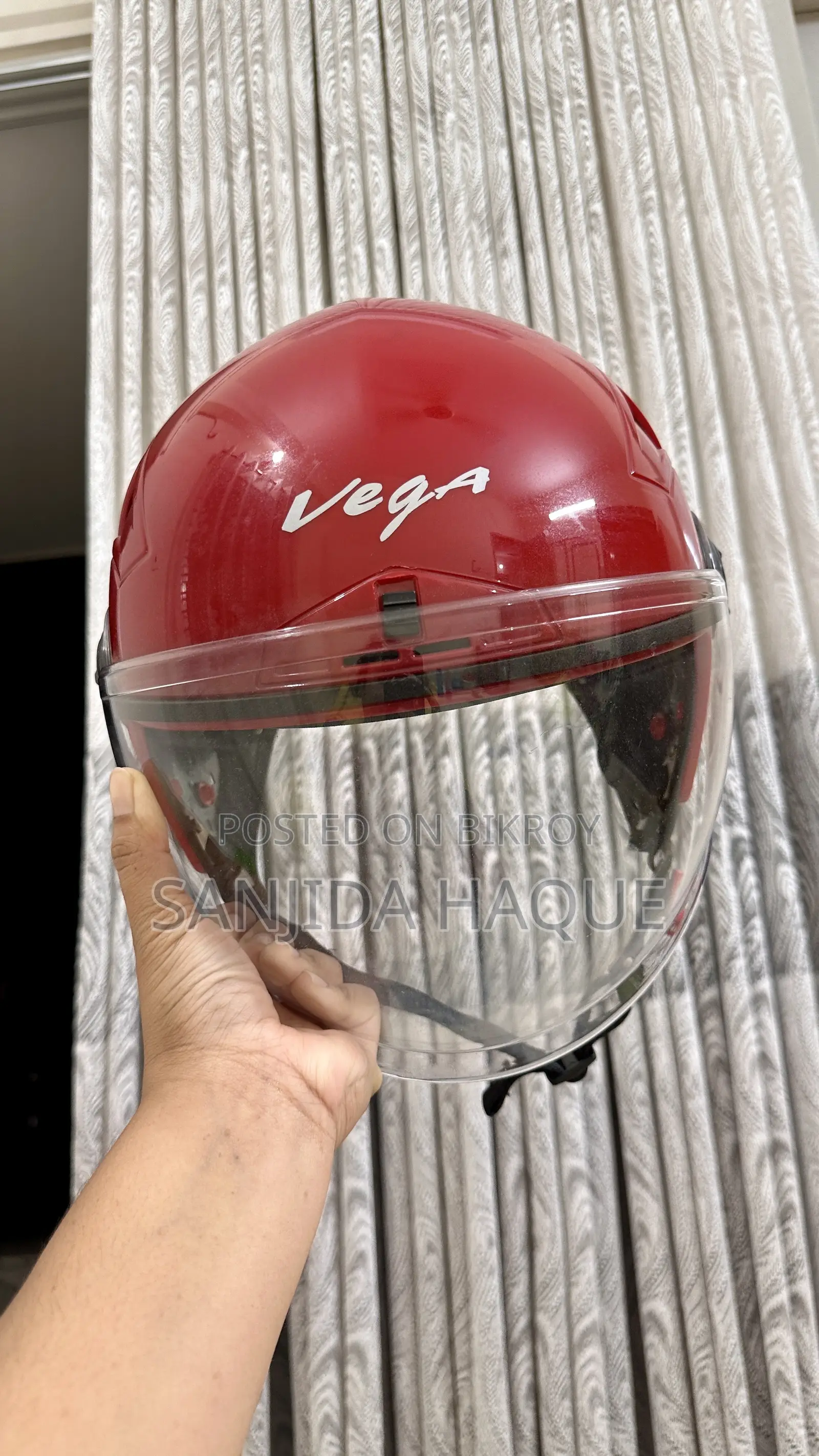 Vega Original Helmet (Red)