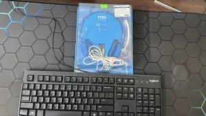 Logitech Keyboard + Logitech H150 Stereo Headset Combo for Sale