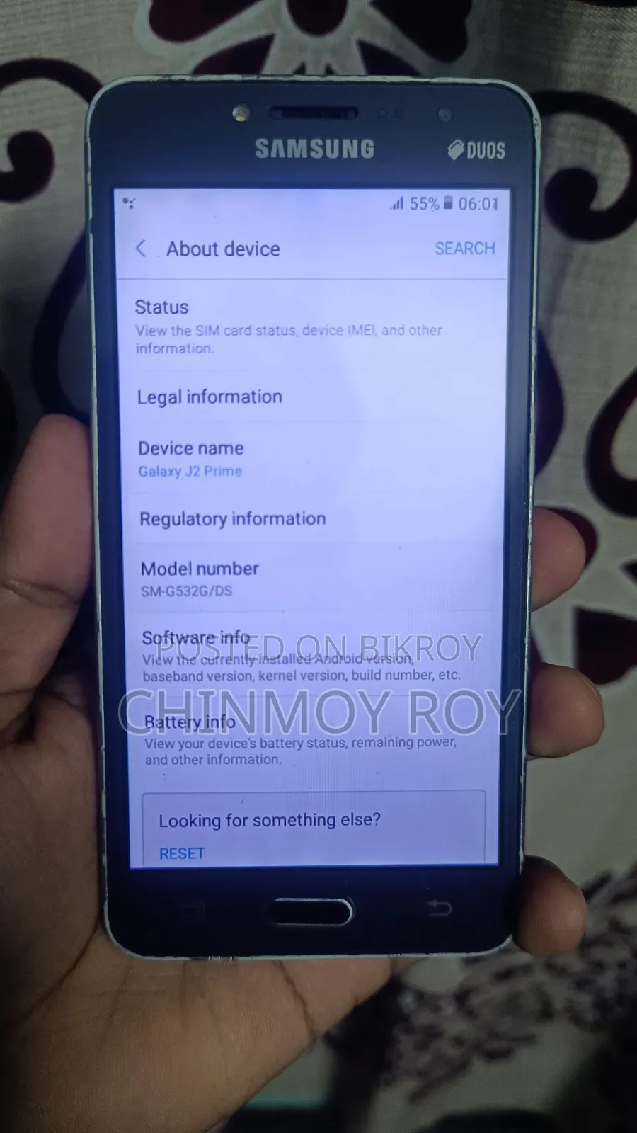 Samsung Galaxy J2 Prime 8 GB Black