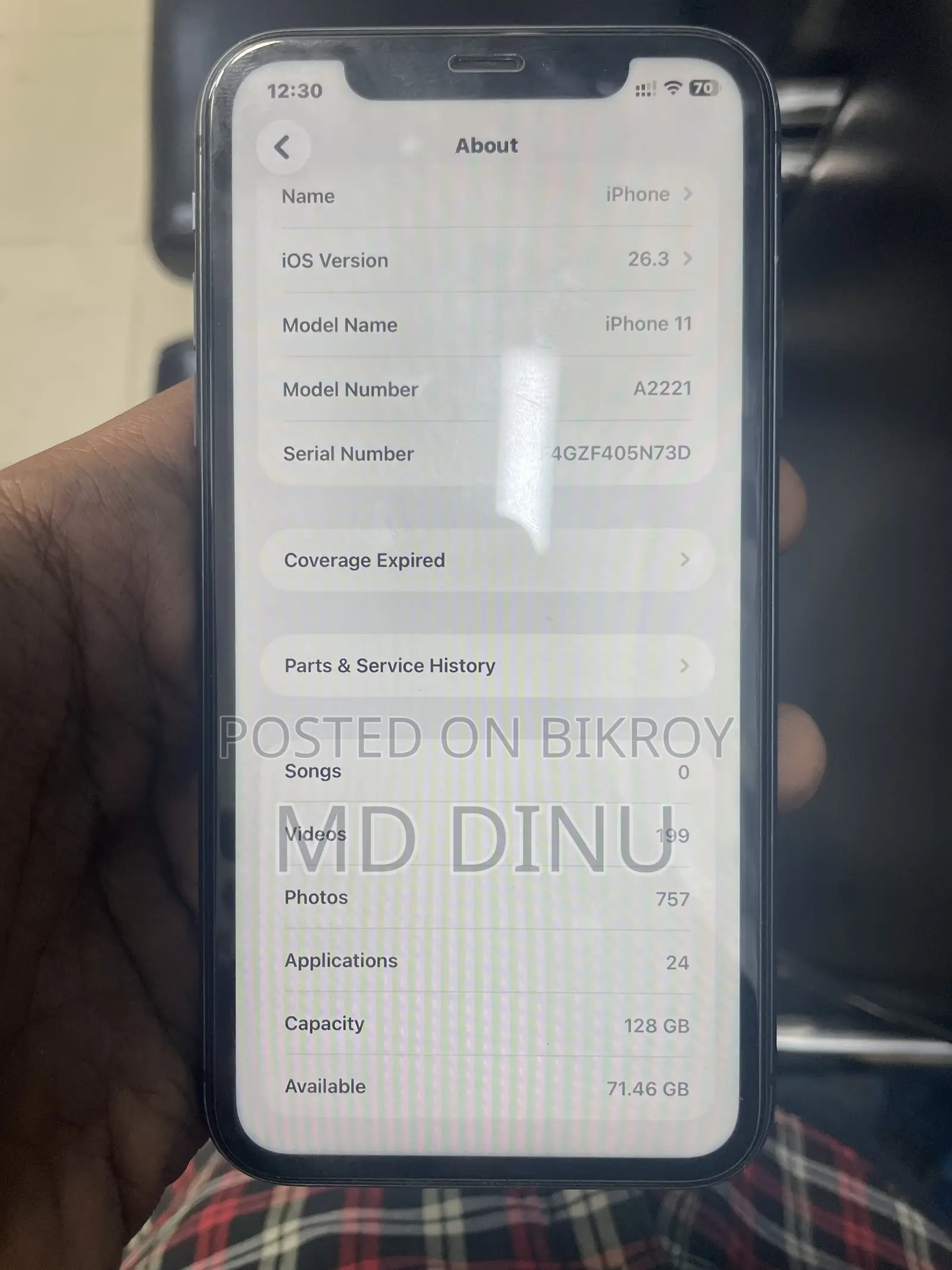 Apple iPhone 11 128 GB Black