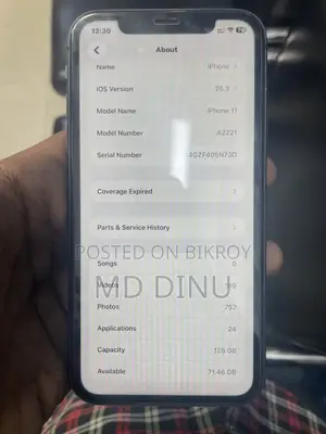 Apple iPhone 11 128 GB Black