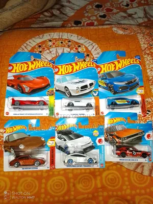 6 Pack Intact Mainline Hotwheels ( All Under Licensed and Trademark)