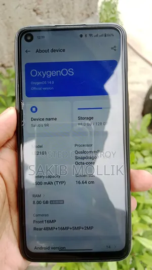 OnePlus 9R 128 GB Blue