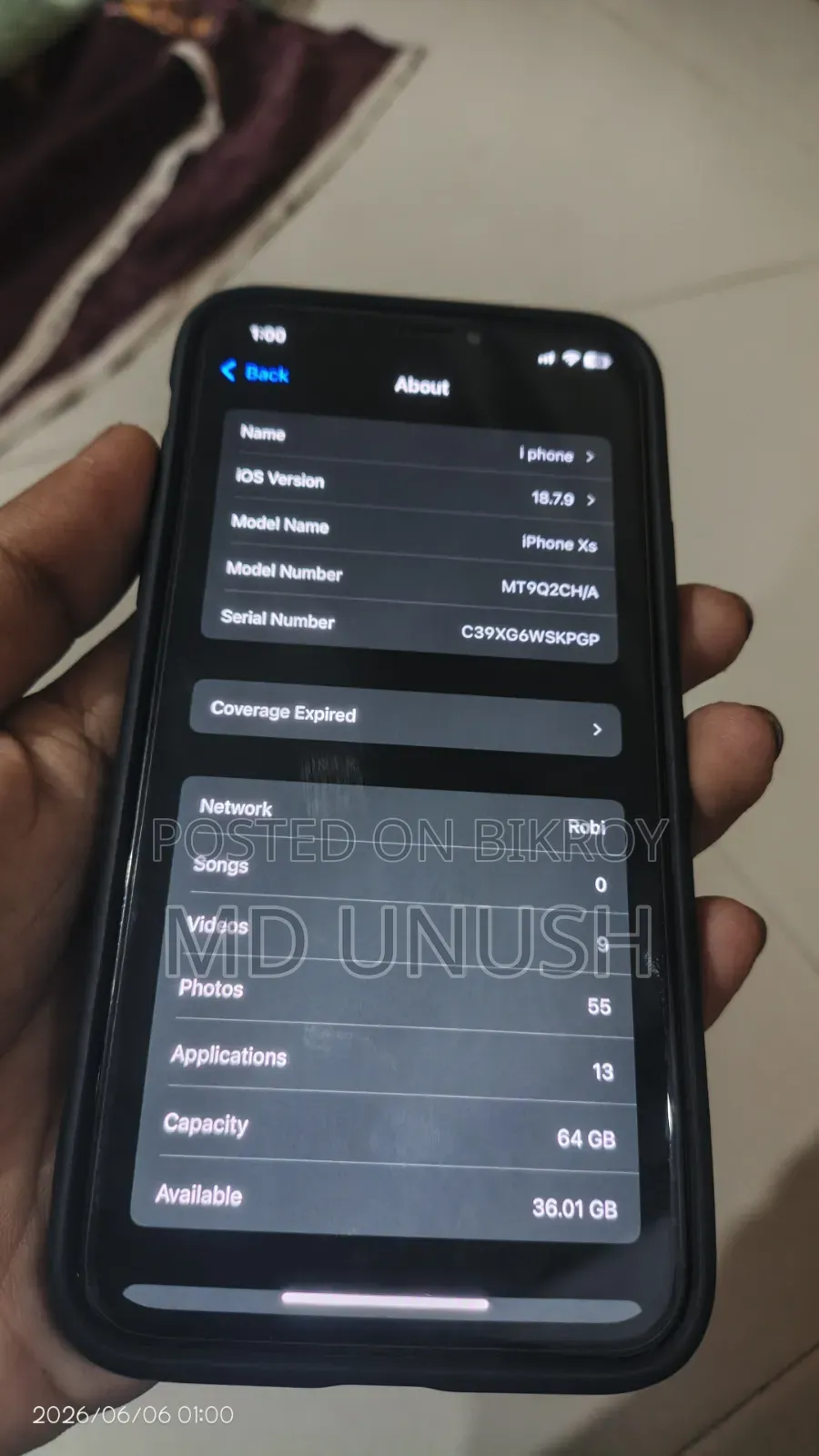 Apple iPhone XS 64 GB White