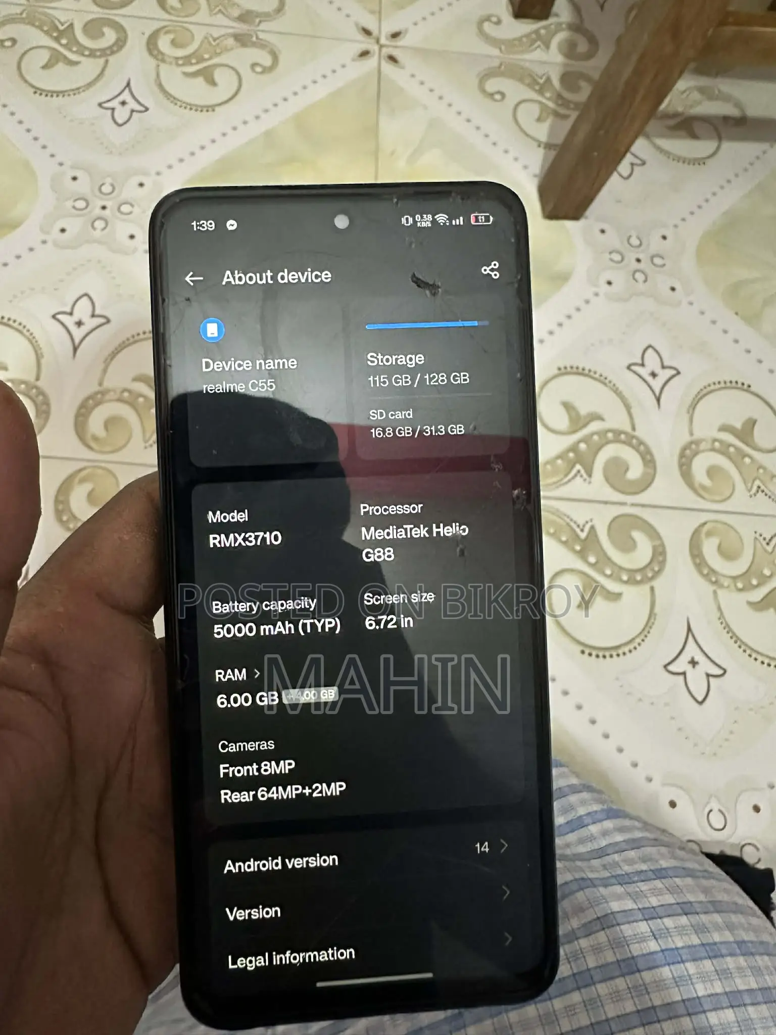 Realme C55 128 GB Black