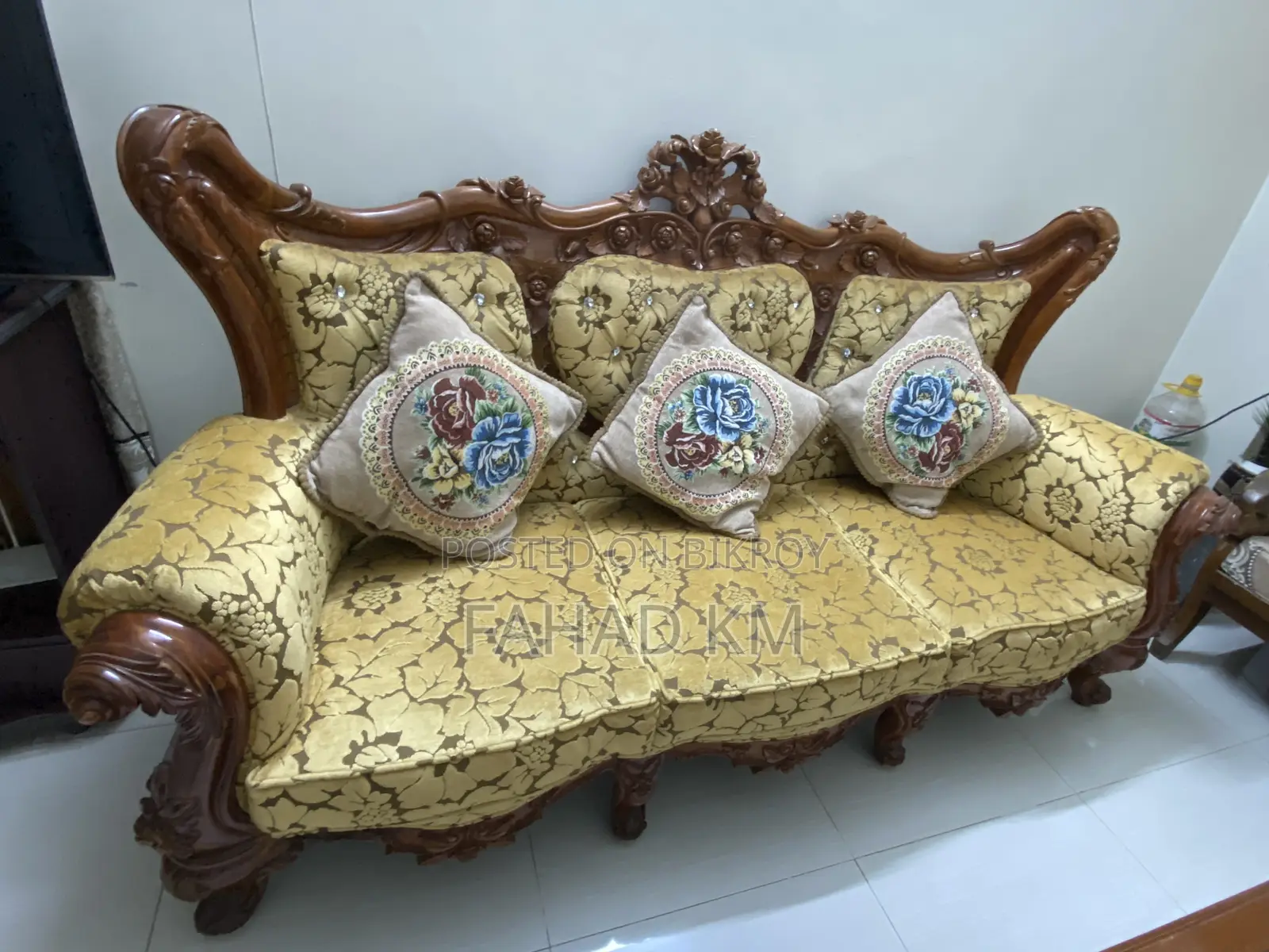 New Teak Wood Sofa Full Set (Hand Made)