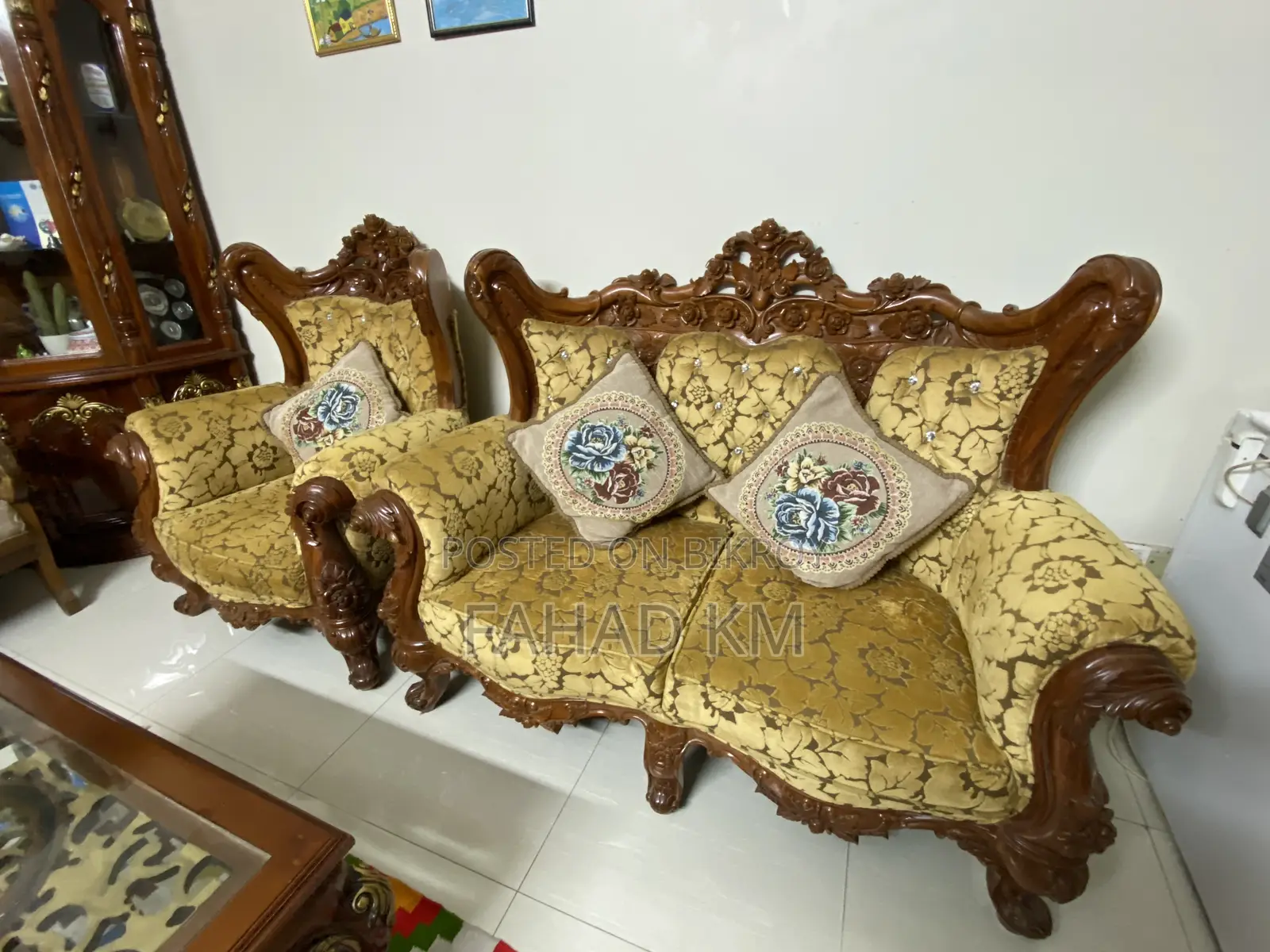 New Teak Wood Sofa Full Set (Hand Made)