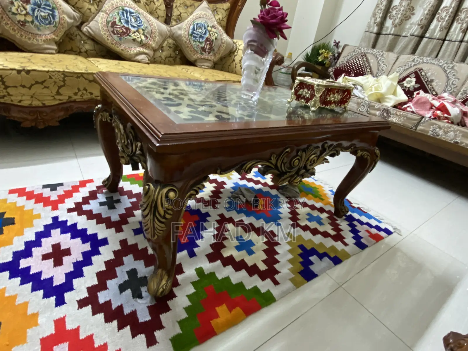 New Teak Wood Sofa Full Set (Hand Made)