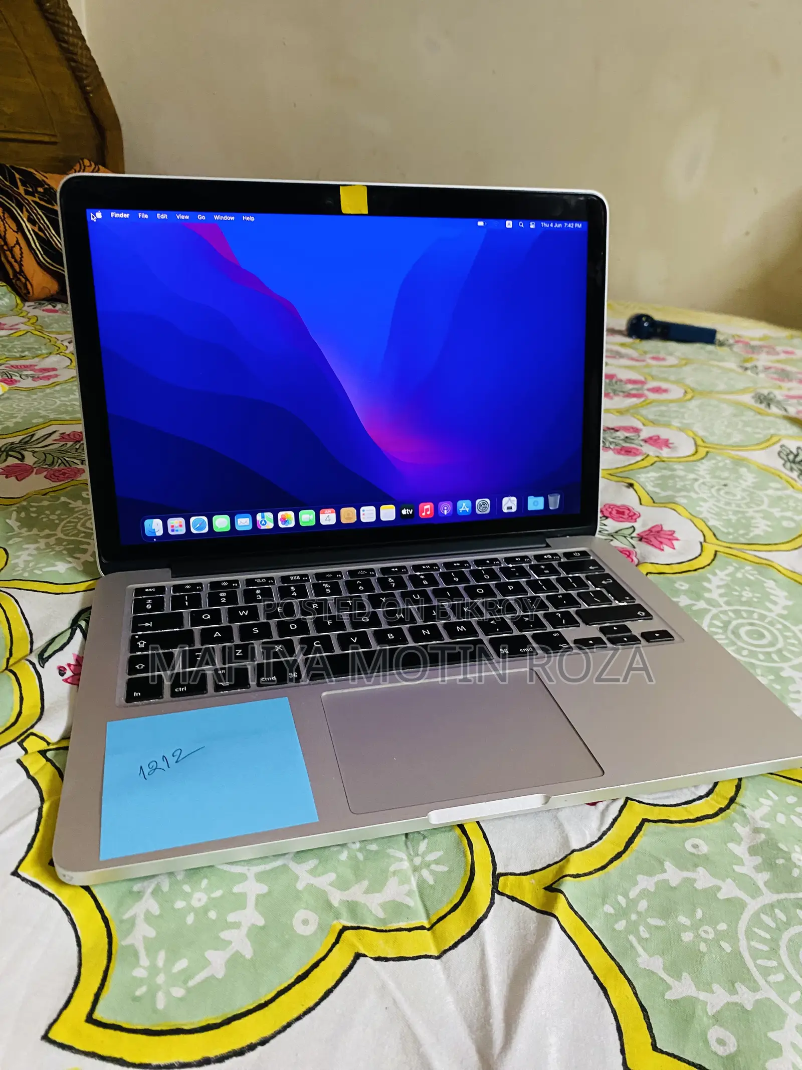Laptop Apple MacBook Pro 2015 8GB Apple M1 Pro SSD 256GB