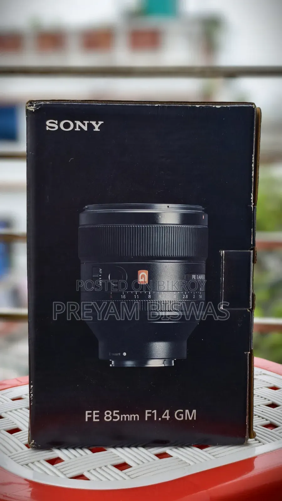 Sony 85mm 1.4 G-Master Lens