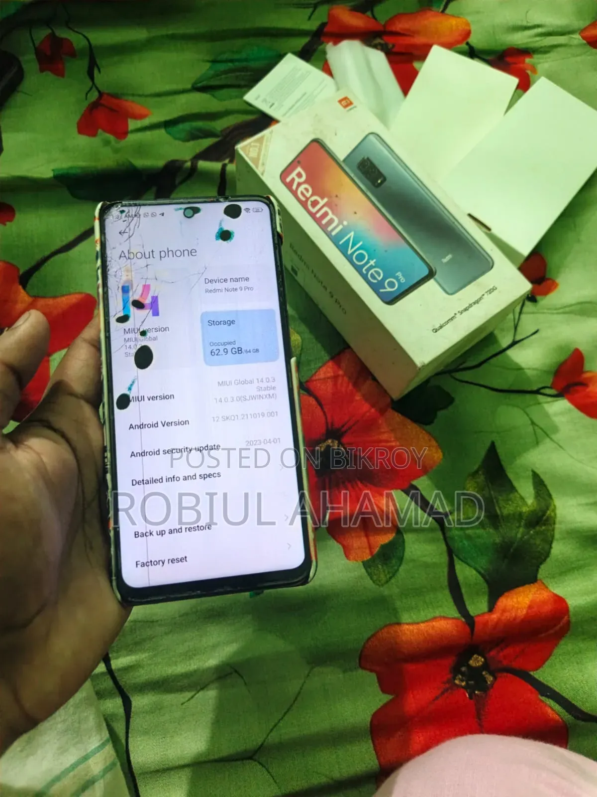 Xiaomi Redmi Note 9 Pro 64 GB Blue