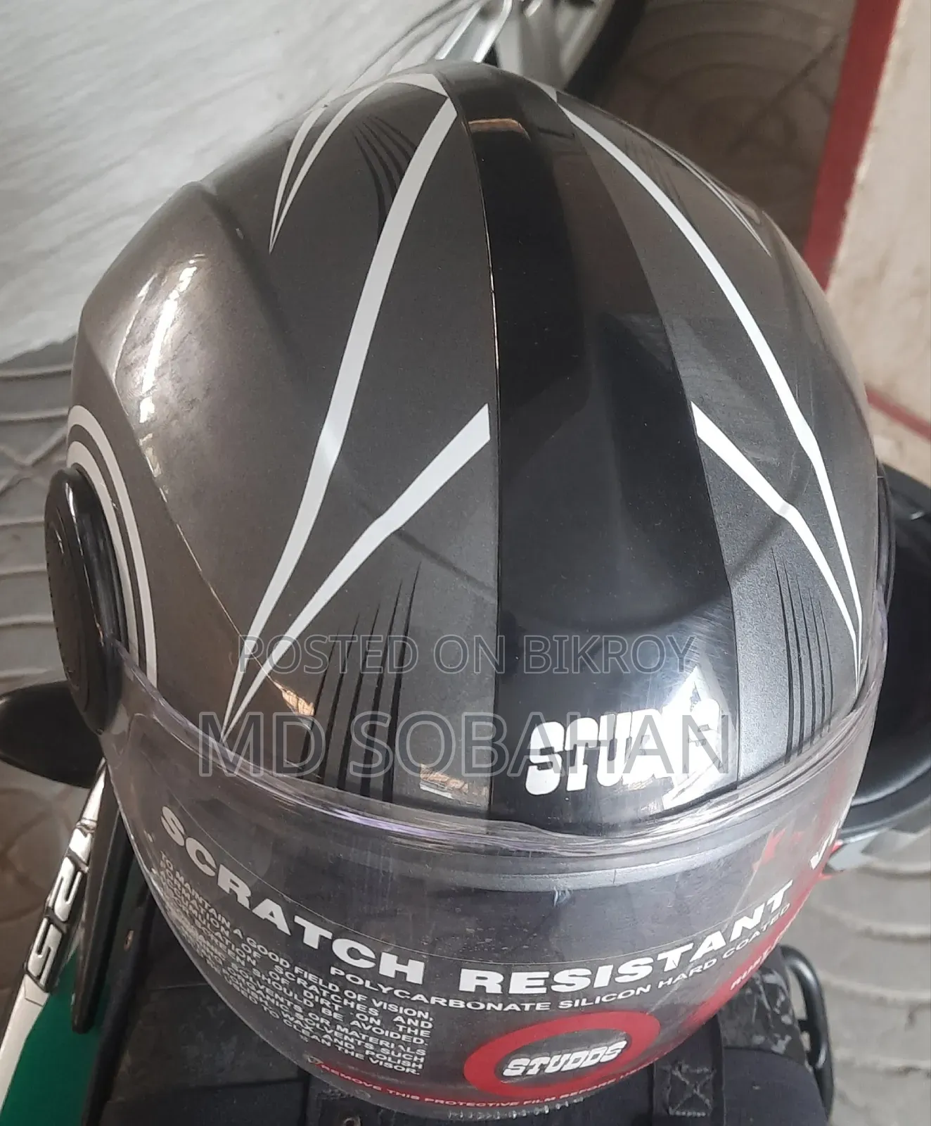 Helmet is brand new Studds L size