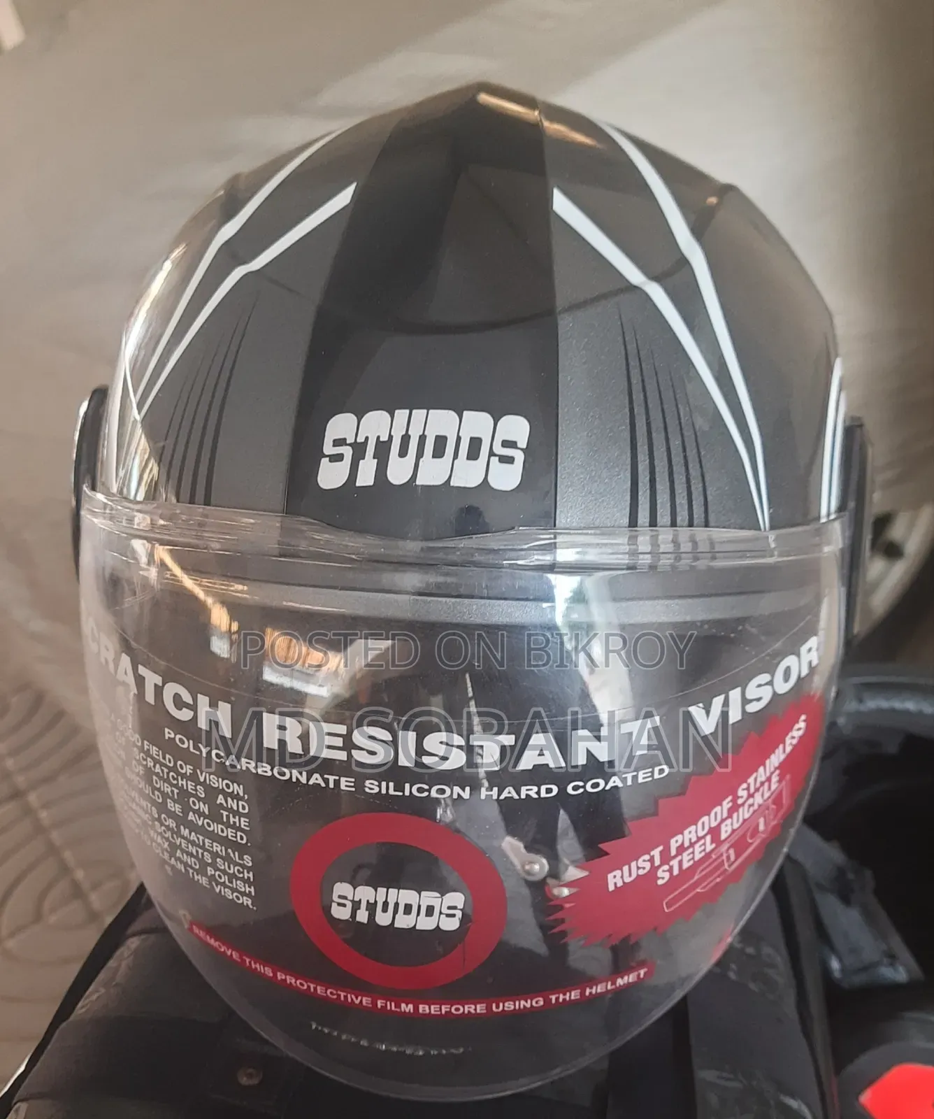 Helmet is brand new Studds L size