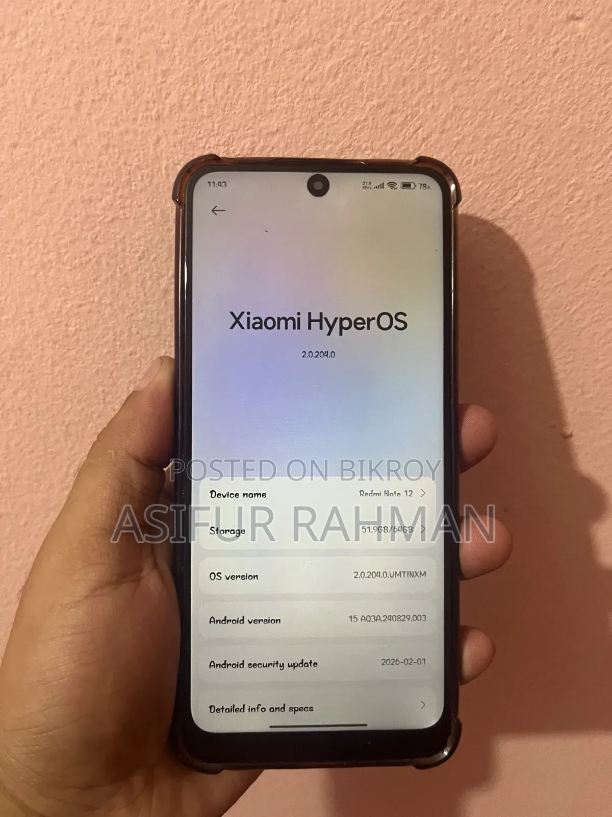 Xiaomi Redmi Note 12 128 GB Gray