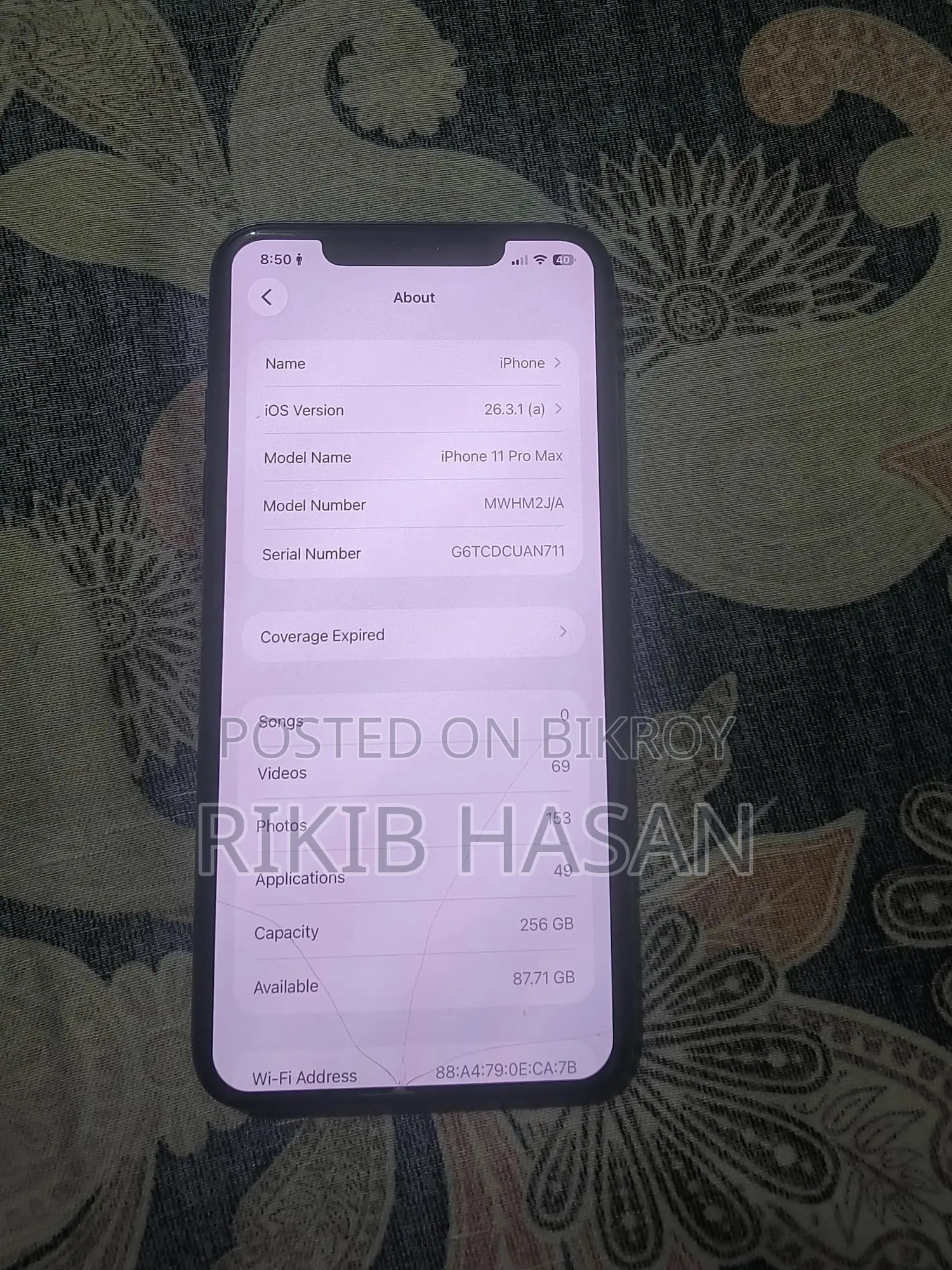 Apple iPhone 11 Pro Max 256 GB Green