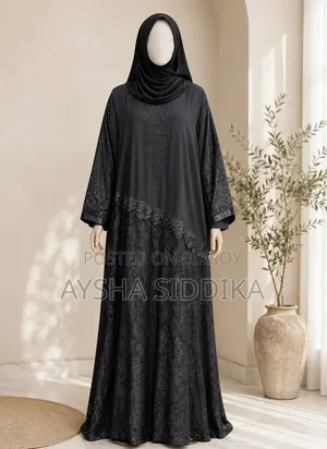 Stylish Black Borkha | Party Borka
