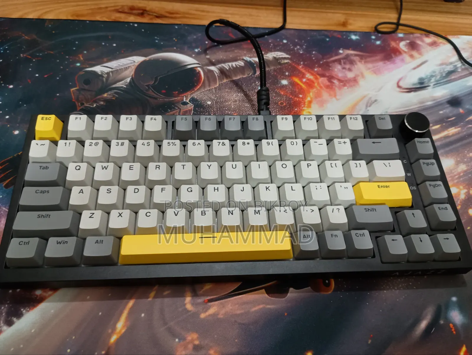 Ajazz Ak820 75% RGB Gasket-Mounted Wired Mechanical Keyboard