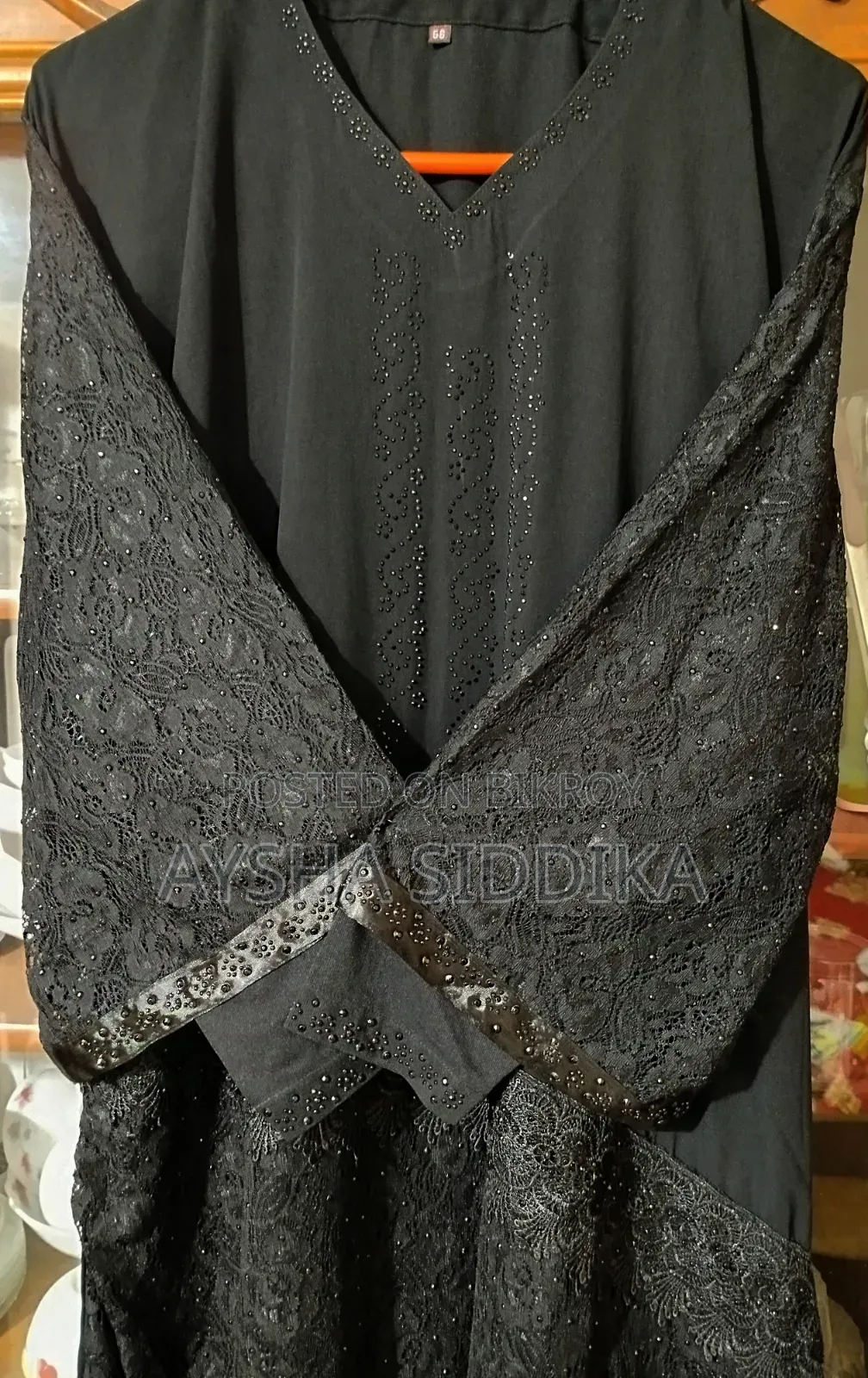 Stylish Black Borkha | Party Borka