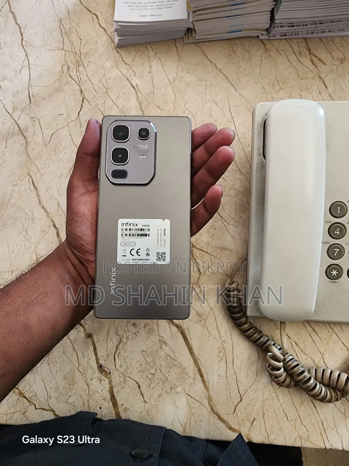 Infinix Note 50 4G 256 GB Gray