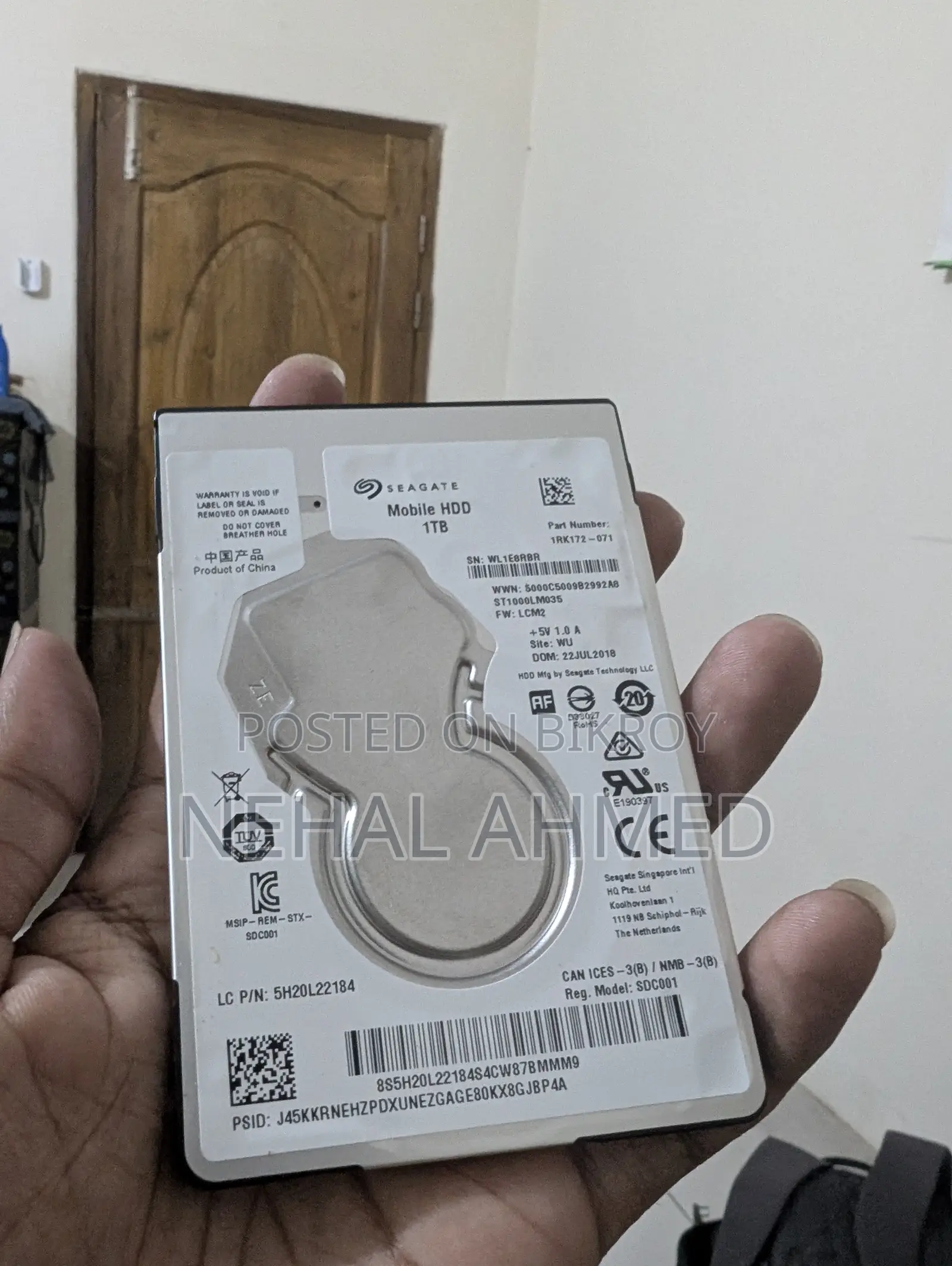 1TB HDD for Sale