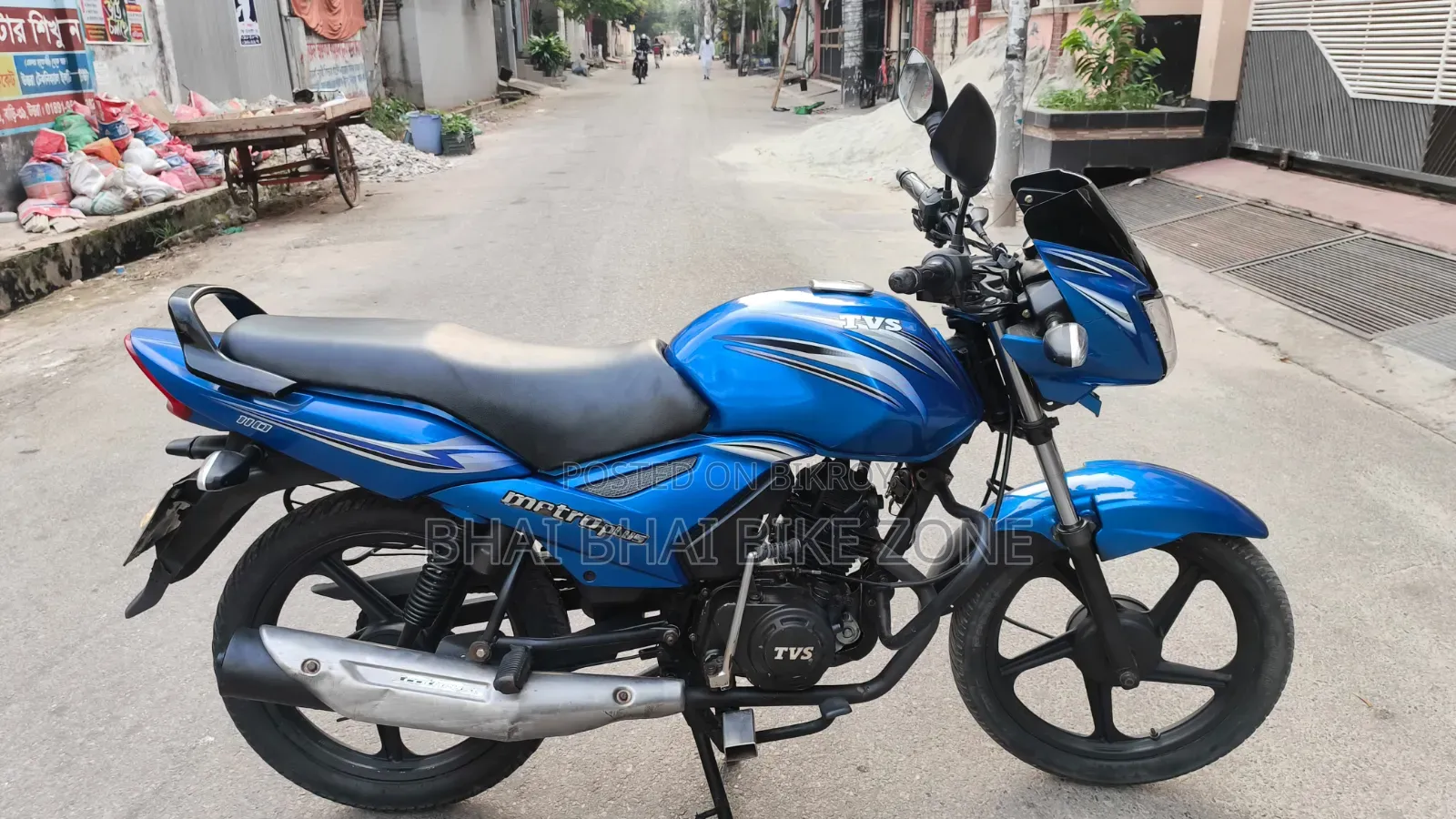 TVS Metro Plus 2017 Blue