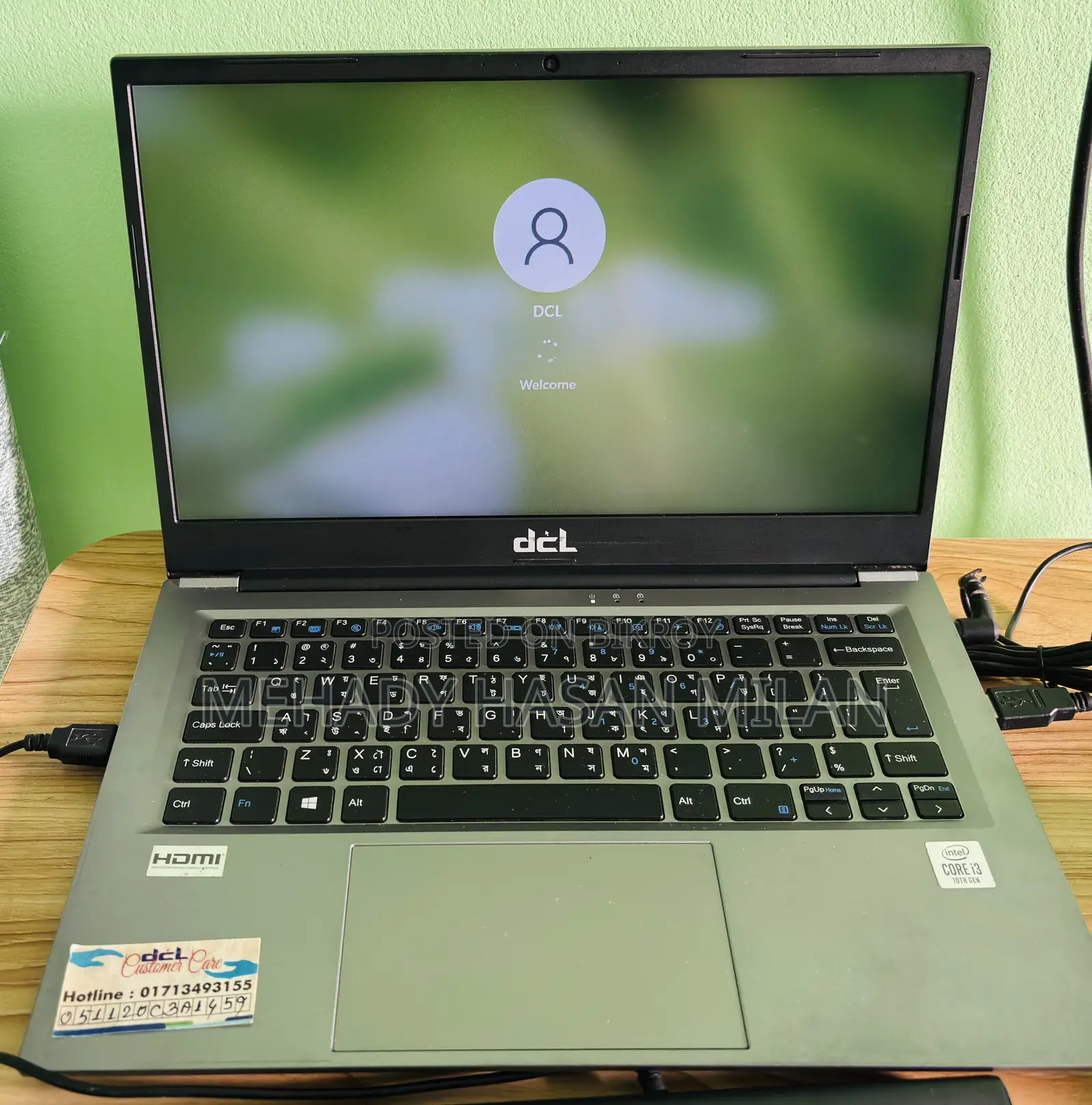 Laptop 8GB Intel Core I3 SSD 256GB