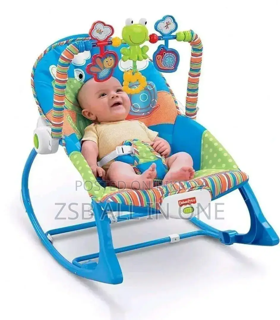 Baby Rocker With Musical Toy Bar Vibrations
