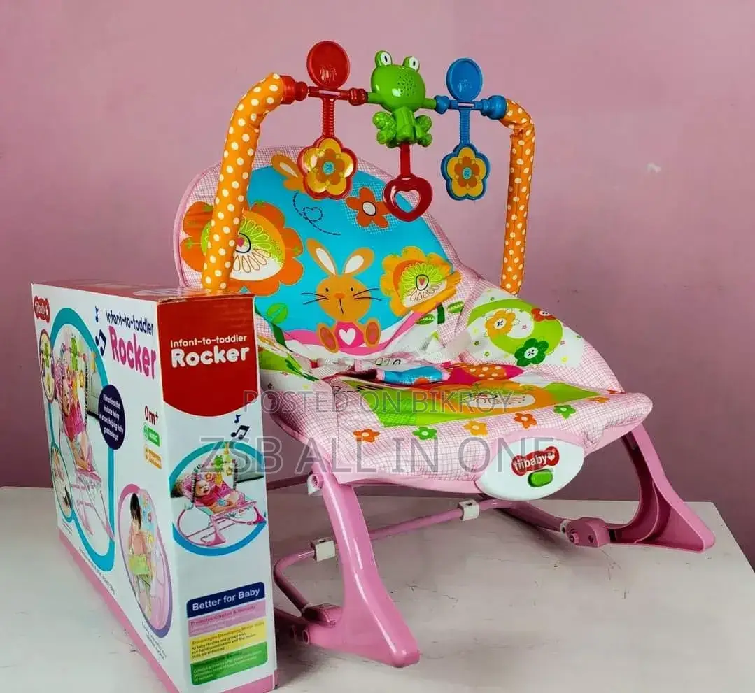 Baby Rocker With Musical Toy Bar Vibrations