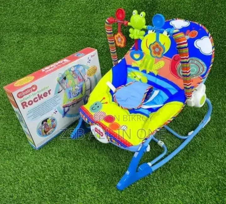 Baby Rocker With Musical Toy Bar Vibrations