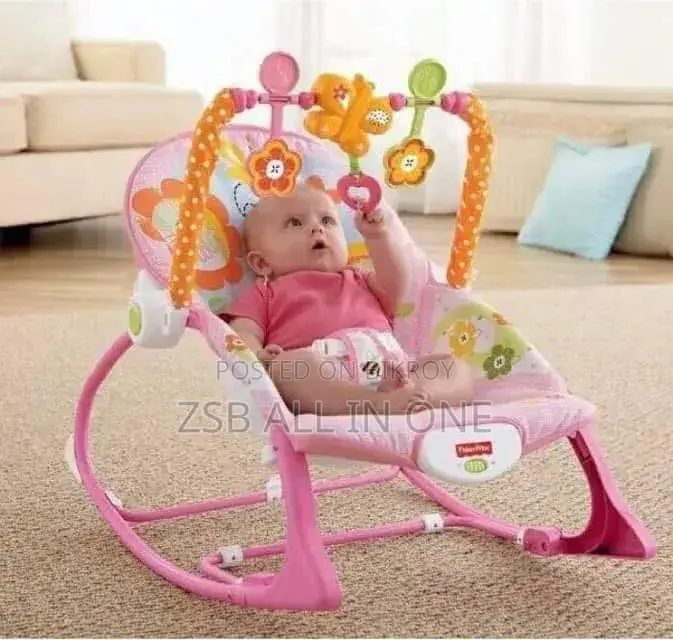 Baby Rocker With Musical Toy Bar Vibrations