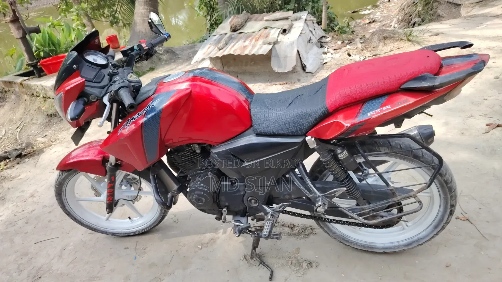 TVS Apache RTR 160 2V 2019 Red