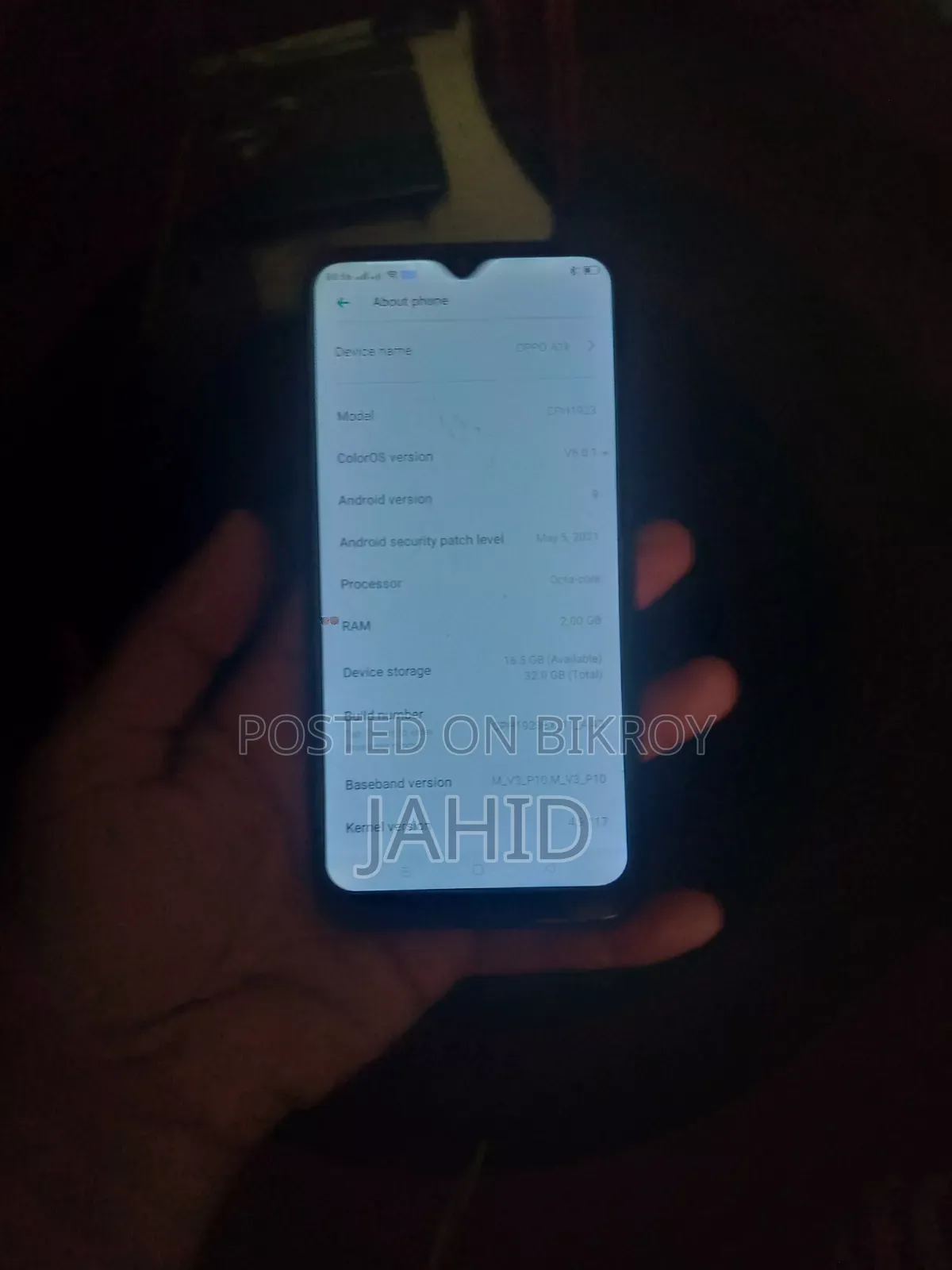 Oppo A1k 32 GB Black