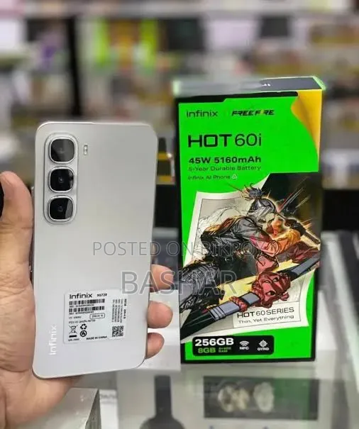 New Infinix Hot 60i 128 GB White