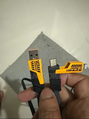 65W 4-in-1 Fast Charging Cable iPhone + Android + Type-C | Super Fast