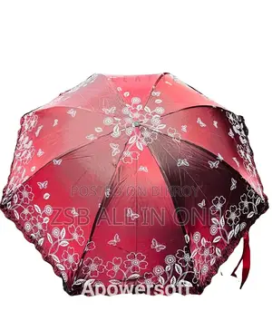 Floral Compact Small Size Travel Umbrella