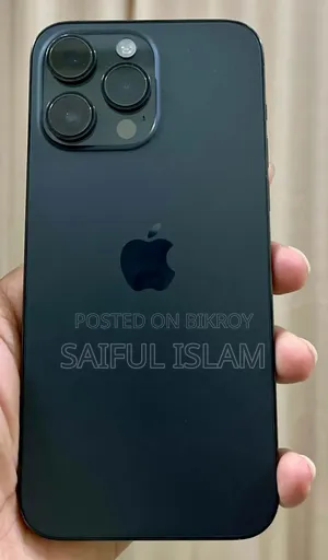 অ্যাপল আইফোন ১৪ প্রো ম্যাক্স ২৫৬ জিবি ব্ল্যাক