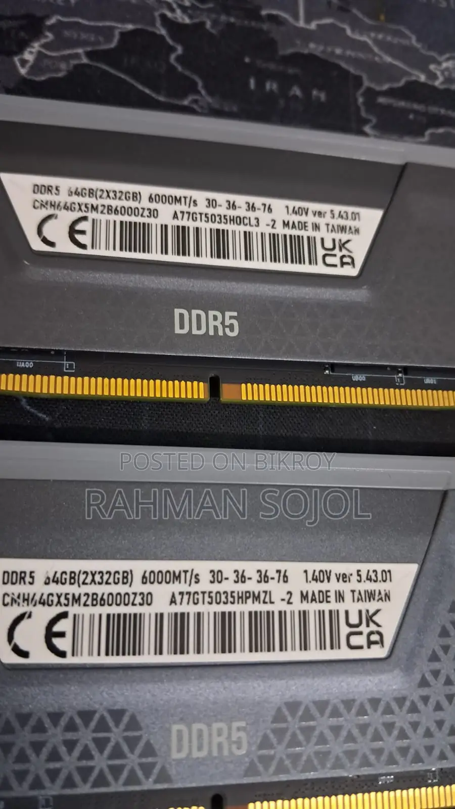 Corsair Vengeance RGB 2x32gb Ddr5 6000mhz Cl30 Desktop Ram