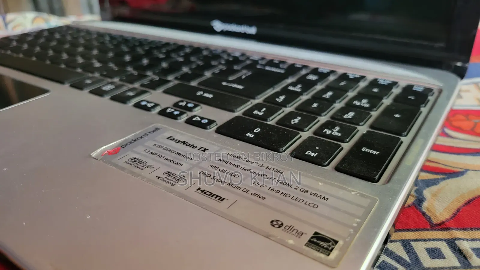 Laptop Packard Bell EasyNote TS11 6GB Intel Core i5 HDD 500GB