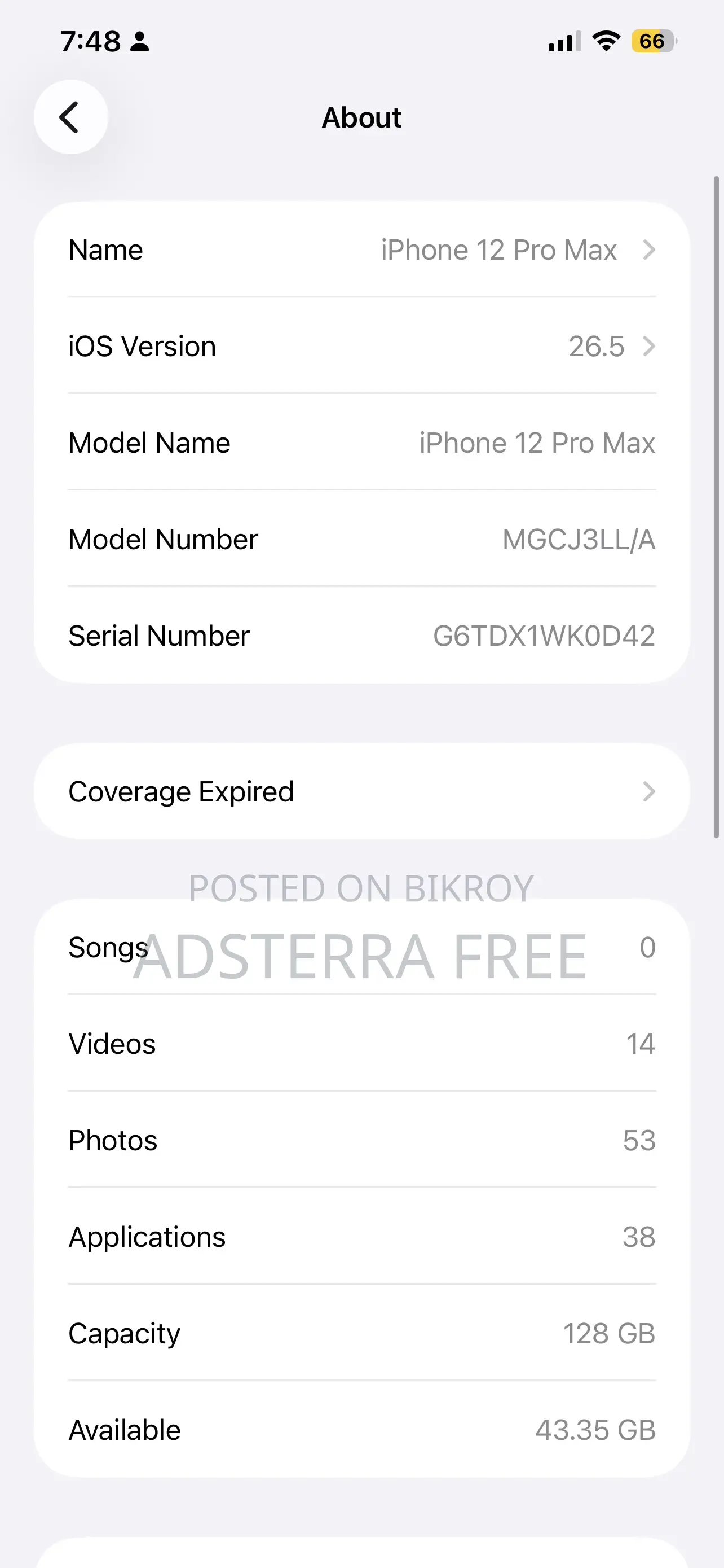 Apple iPhone 12 Pro Max 128 GB Black