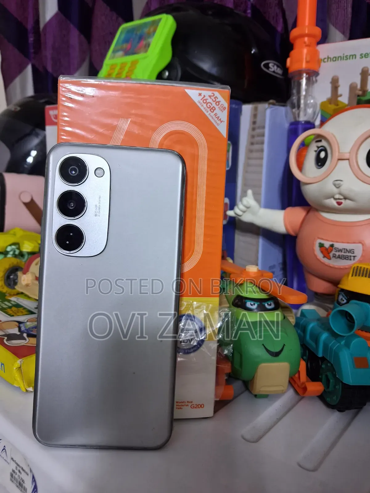 নতুন Tecno Spark 20 Pro Plus ২৫৬ জিবি গ্রে