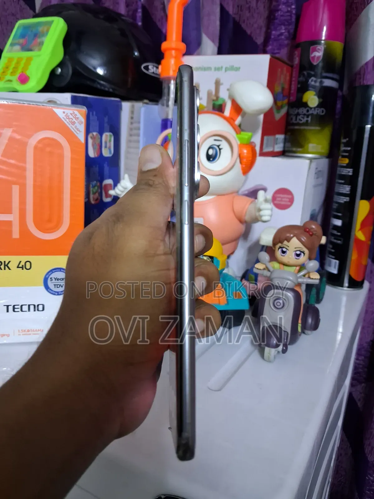 নতুন Tecno Spark 20 Pro Plus ২৫৬ জিবি গ্রে