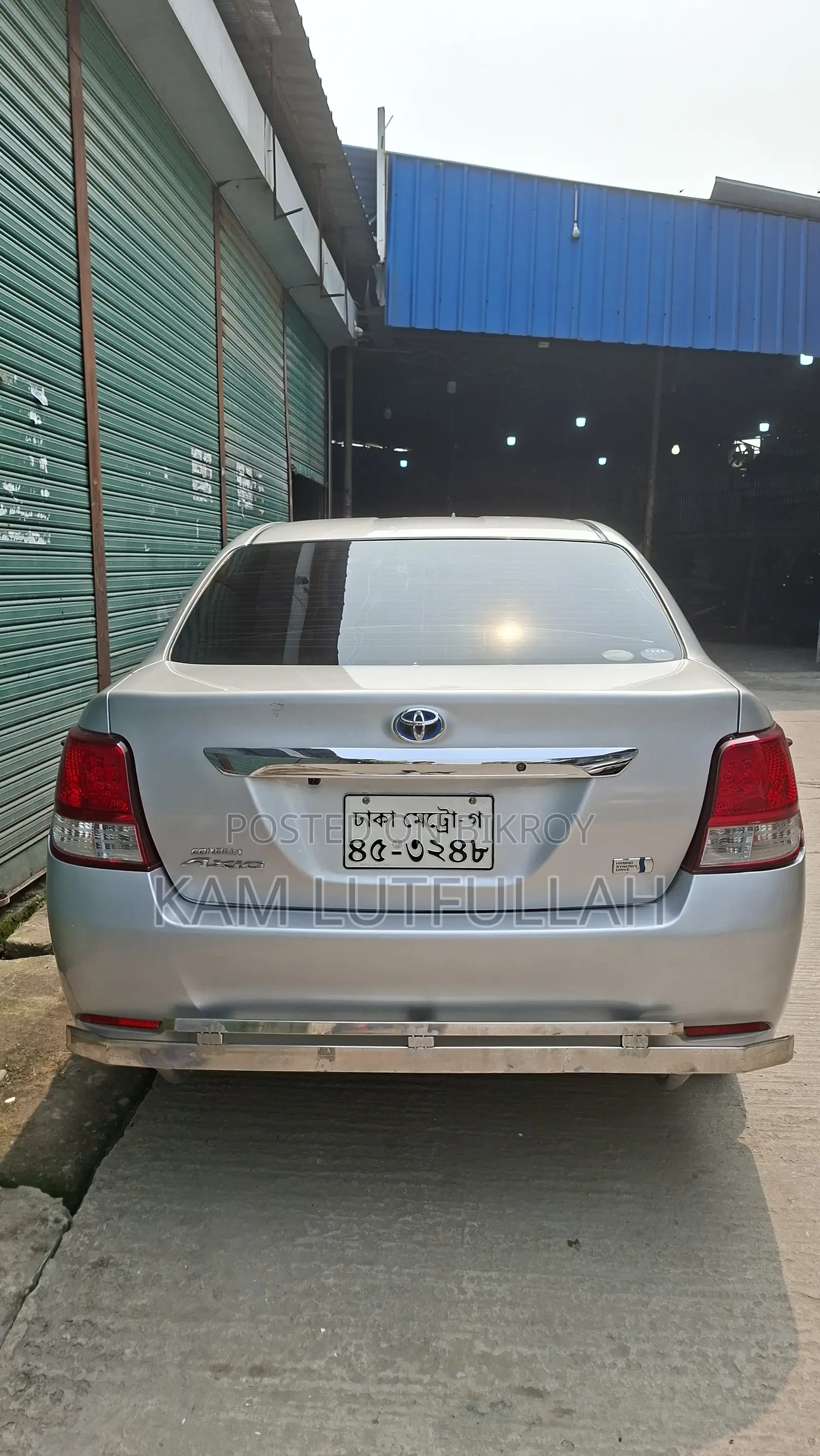 Toyota Axio 1.5 Hybrid 2-Wheel Drive 2014 Silver