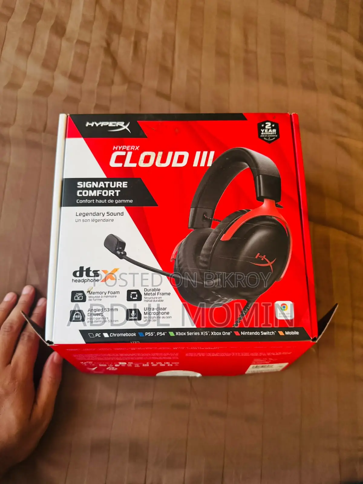 Hyperx Cloud Iii তারযুক্ত গেমিং হেডসেট